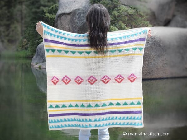 Tapestry Crochet Blanket