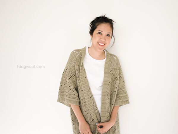 SUMMER DIAMONDS KIMONO CARDIGAN