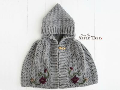 Girl's Crochet Cape
