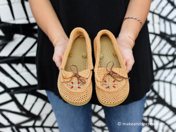 Moccasins With Flip Flop Soles