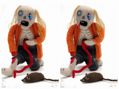 Classic Zombie Doll Knitting Pattern