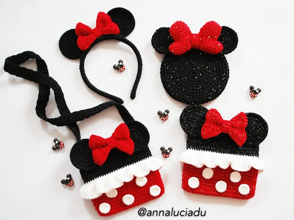 Crochet Minnie Mouse Pack