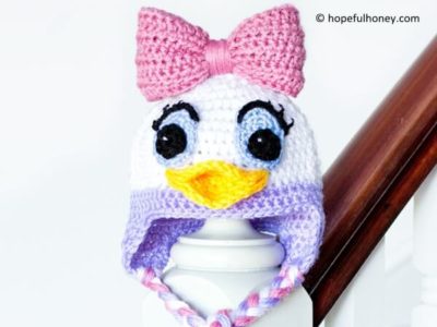 Daisy Duck Inspired Baby Hat
