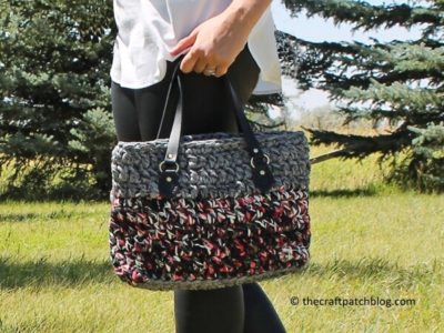T-Shirt Yarn Crochet Bag