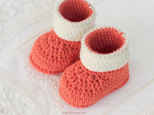 Autumn Blaze Baby Booties