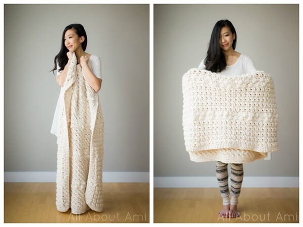 Cross Bobble Blanket