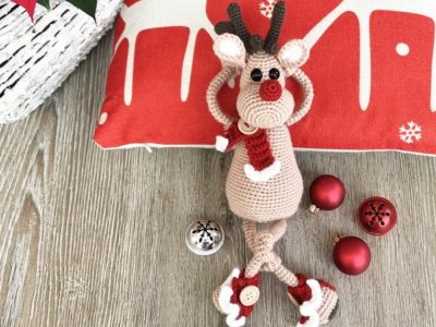 Reindeer Buttons Frostynose