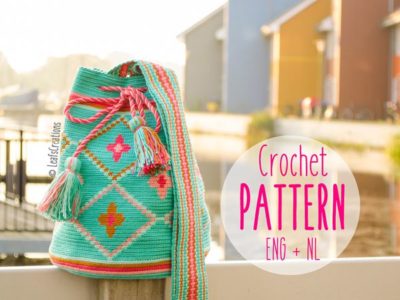 Mochila bag with flowers