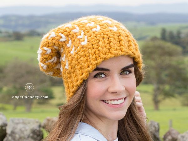 Fair Isle Biscotti Hat