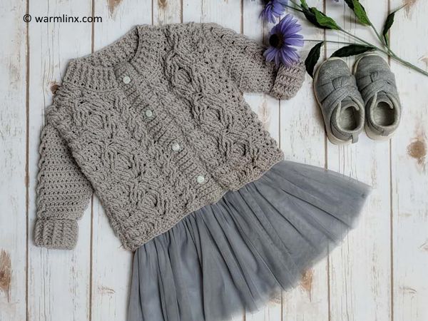 Hugs and Kisses Kids Cardigan