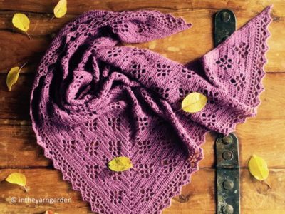 Mulberry Wine Shawl
