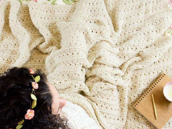 Primrose and Proper Crochet Blanket