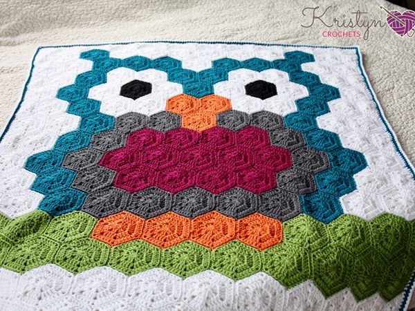 Night Owl Crochet Blanket