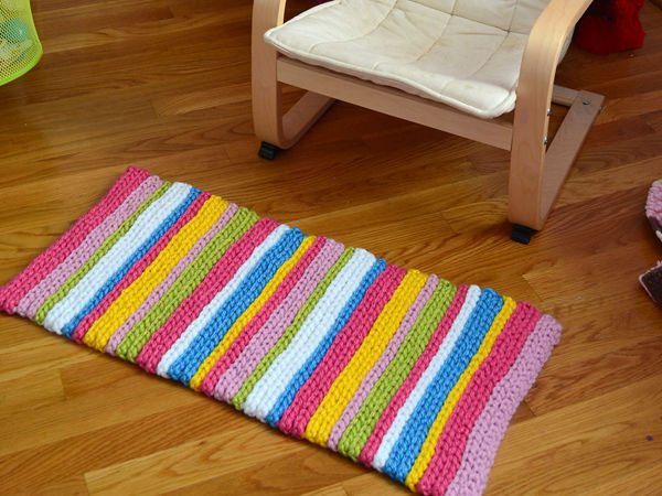 Stripey Spring Rug