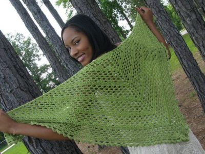 Dixie Charm - A Summer Shawl