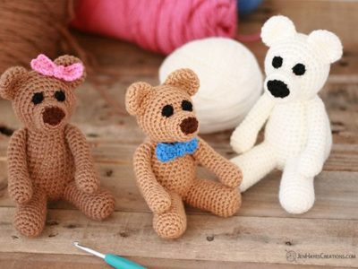 Crochet Brown Bears
