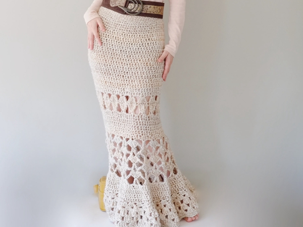 Crochet Long Skirt