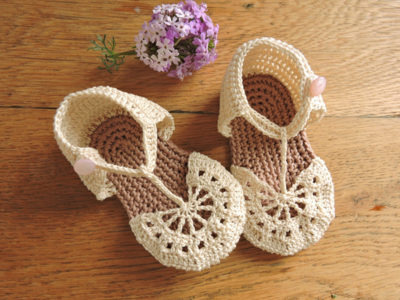 Cream Baby Sandals