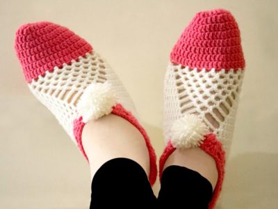 Cluster Crochet Slippers