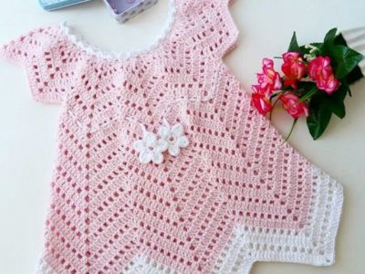 Baby Blossom crochet summer dress