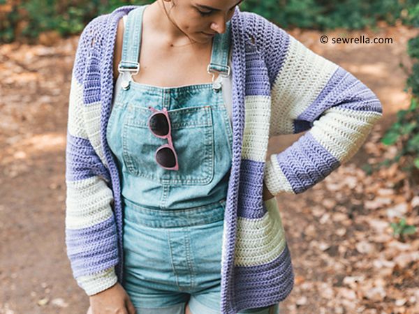 Slouchy Stripe Cardigan