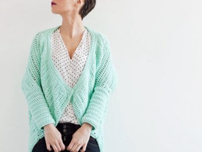 Mint Kimono Jacket Crochet PDF Pattern