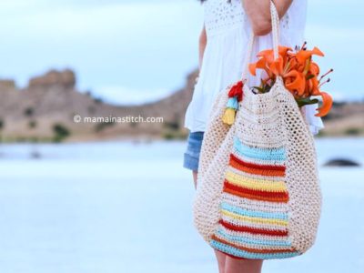 Caribe Big Crocheted Bag
