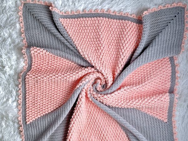 Cross My Heart Baby Blanket