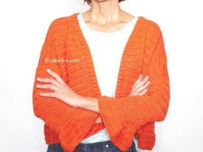 Cute Flare Sleeve Cardigan