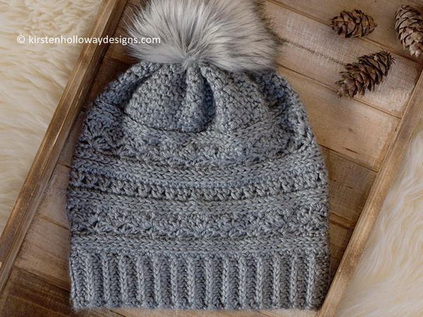 November Twilight Crochet Slouch Hat