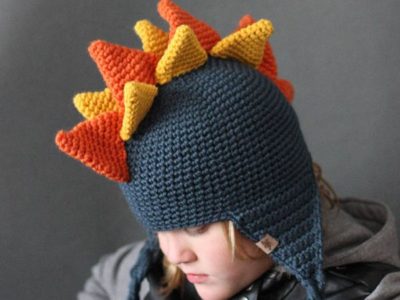 Crochet Dinosaur Hat