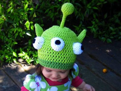 Little Green Monster Hat