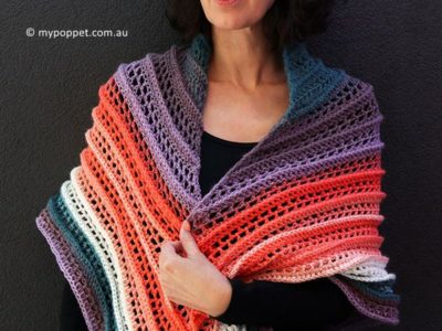 SUNSET PEAKS SHAWL
