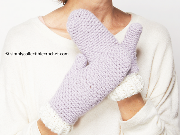 Moss Stitch Mittens