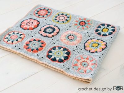 granny square baby blanket