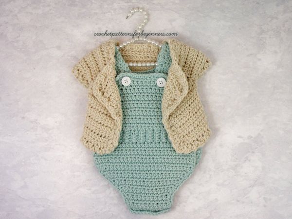 Baby Sweater Set Crochet Pattern