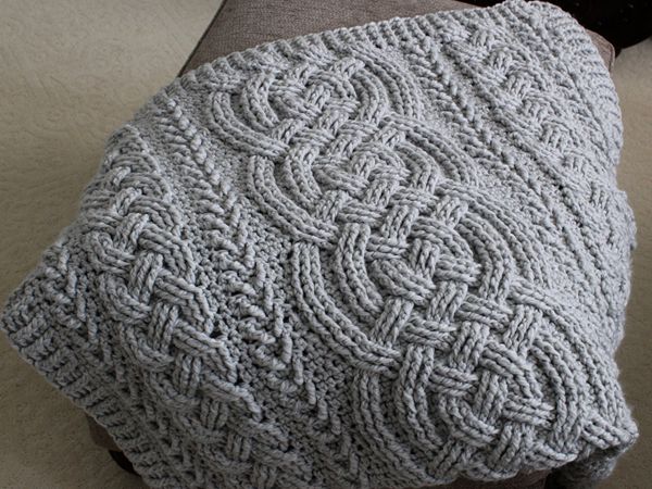 Irish Lullaby Cable Braided Blanket
