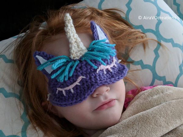 Child's Unicorn Sleep Mask
