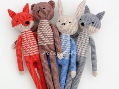 Rabbit, Bear, Fox, Wolf & Monkey