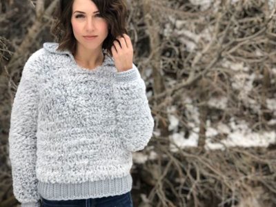 The Timber Pullover PDF DIGITAL DOWNLOAD Crochet Pattern, Women's cozy faux fur pullover crochet sweater pattern, Go For Faux yarn pattern