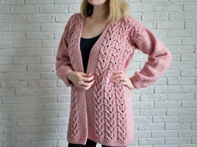 Crochet Womens Oversized Sweater