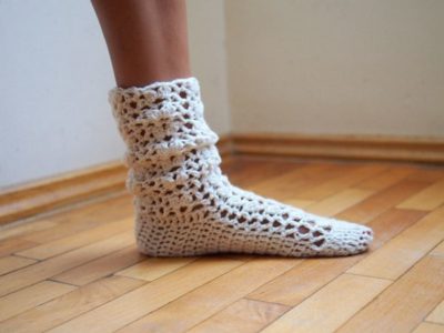 Crochet Yoga Socks