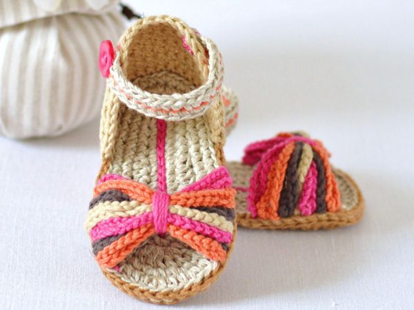 Ethnic Style Baby Sandals