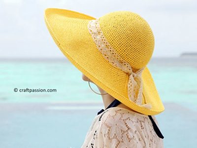 Raffia Beach Hat