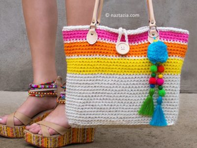 crochet sweet simple tote bag free pattern