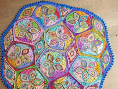 Crochet pattern KALEIDOSCOPE blanket