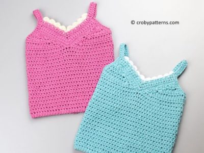 crochet Baby Top Little Lace Tank free pattern