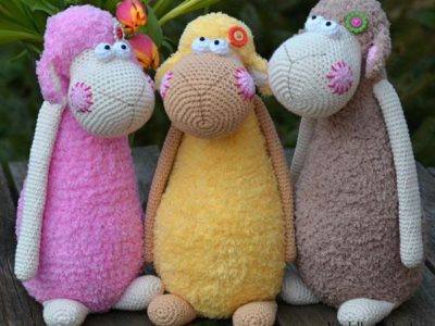 crochet Spring sheep pattern