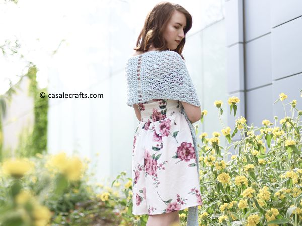 crochet THE ELIZABETH SHAWL free pattern