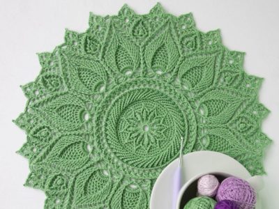 crochet Ulita Doily free pattern